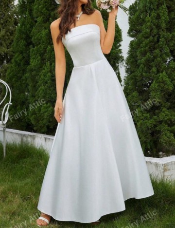 Rochie de ocazie și bridal Shein, alb