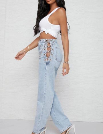 Jeans Shein, albastru