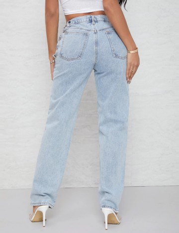 Jeans Shein, albastru
