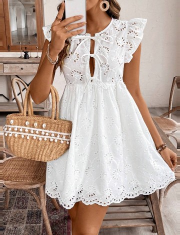 Rochie mini Shein, alb