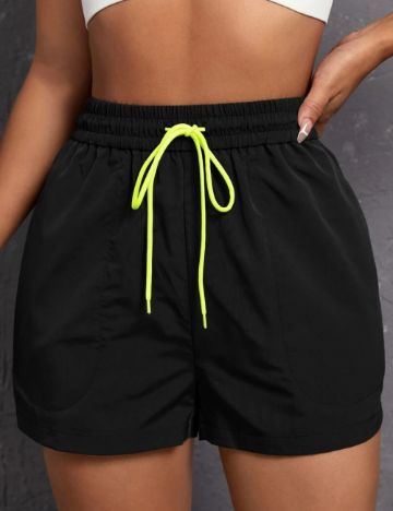 Pantaloni scurți Shein, negru