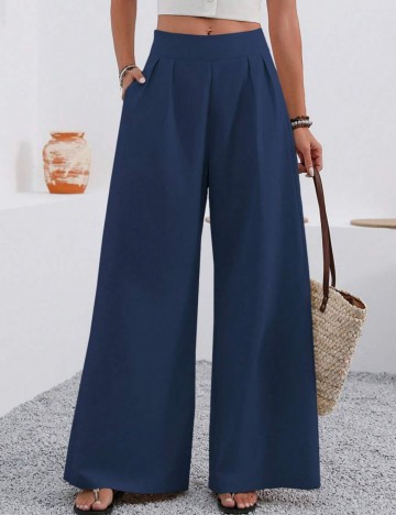 Pantaloni Shein, bleumarin