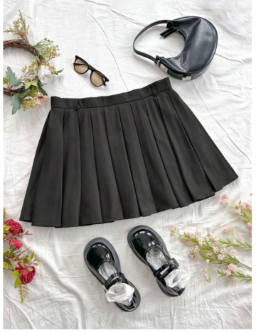 Fustă Pantalon Shein Curve+, gri