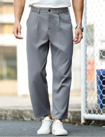 Pantaloni MANFINITY by Shein, gri