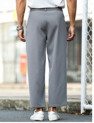 Pantaloni MANFINITY by Shein, gri