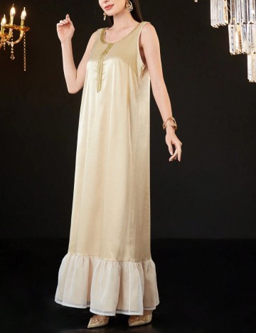 Set Rochie și Cardigan Shein, crem