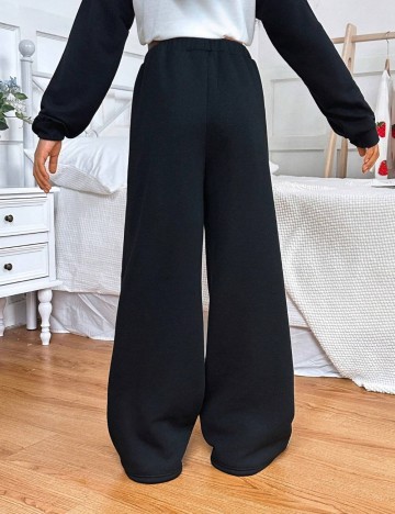 Pantaloni de trening Shein, negru