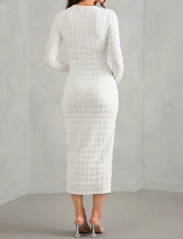 Rochie midi Shein, alb