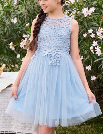 Rochie de ocazie Shein, albastru