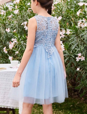 Rochie de ocazie Shein, albastru