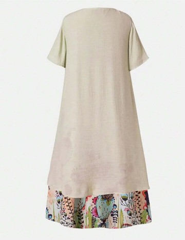 Rochie maxi Shein, bej