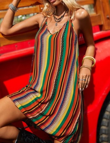 Rochie mini Shein, mix culori