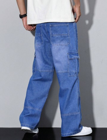 Jeans Shein, albastru