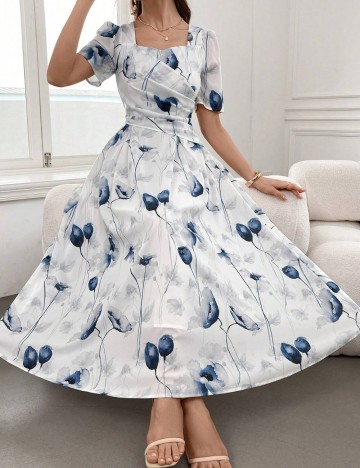 Rochie maxi Shein, alb