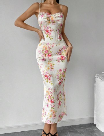 Rochie maxi Shein, mix culori