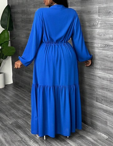 Rochie maxi Shein Curve+, albastru
