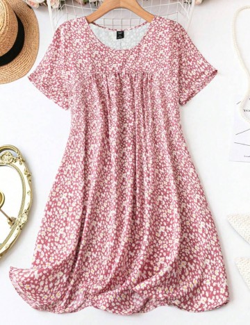Rochie mini Shein Curve+, mix culori