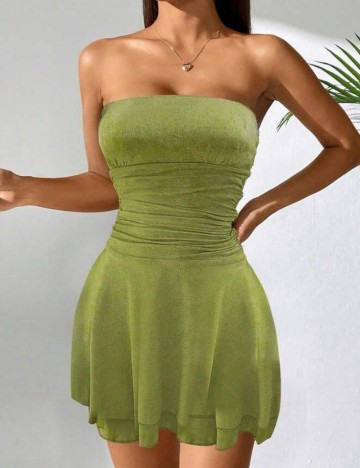 Rochie mini Shein, verde