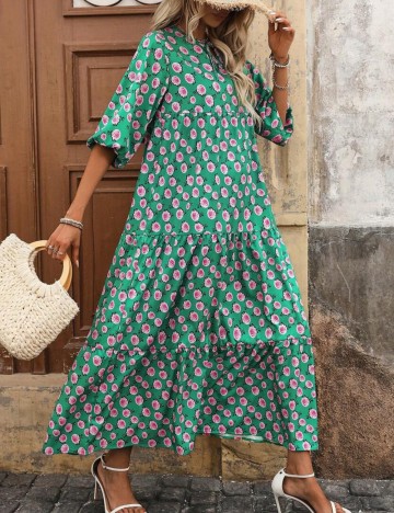 Rochie maxi Shein, mix culori
