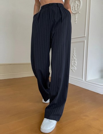 Pantaloni DAZY by Shein, bleumarin
