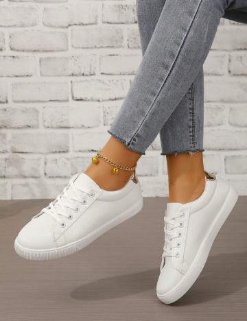 Pantofi Sport Shein, alb