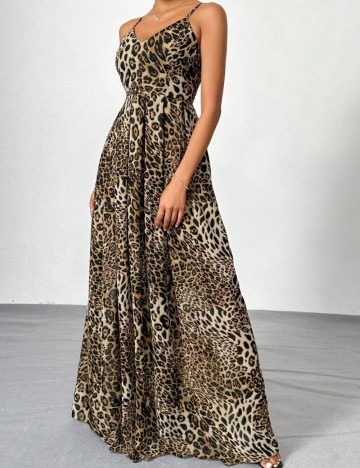 Rochie maxi Shein, mix culori