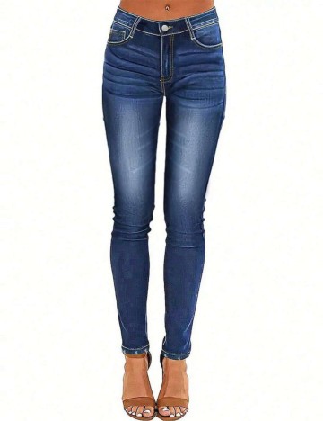 Jeans Shein, albastru