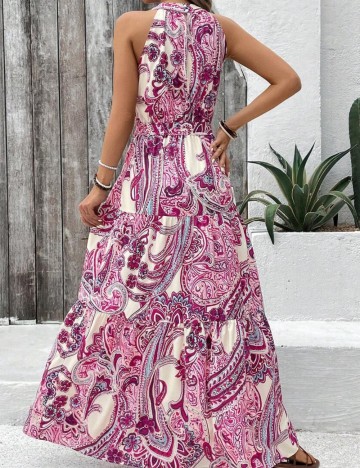 Rochie maxi Shein, mix culori
