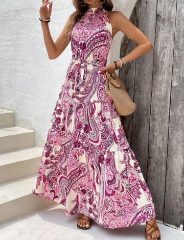 Rochie maxi Shein, mix culori