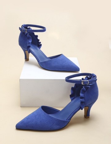 Pantofi cu toc Shein, albastru