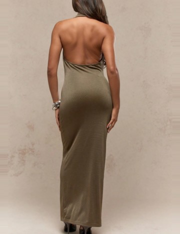 Rochie midi Shein, kaki