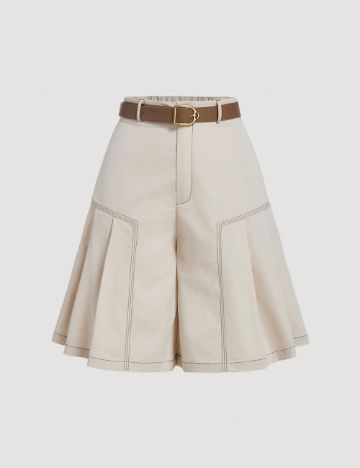 Pantaloni scurți Shein, bej