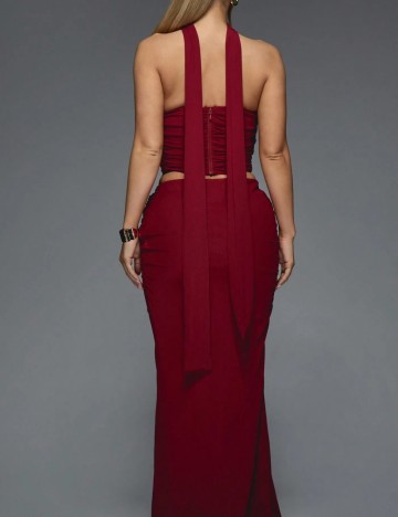 Compleu Missguided by Shein, vișiniu