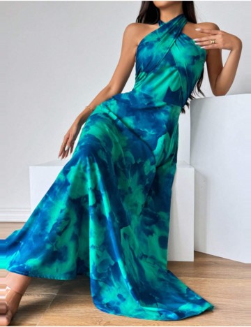 Rochie maxi Shein, mix culori