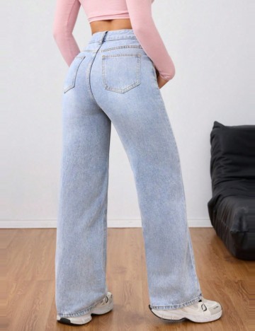 Jeans Shein, albastru