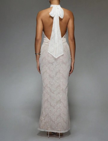 Rochie de ocazie Missguided by Shein, crem
