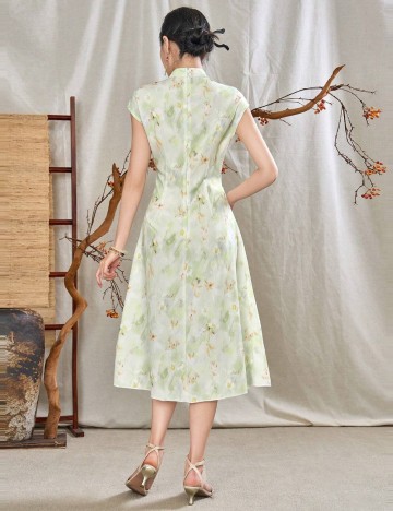 Rochie midi Shein, verde