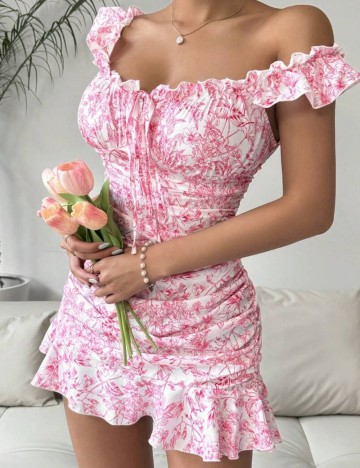 Rochie mini Shein, roz