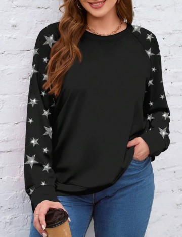 Bluză Shein Curve+, negru