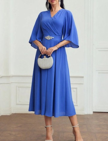 Rochie midi MOTF by Shein, albastru