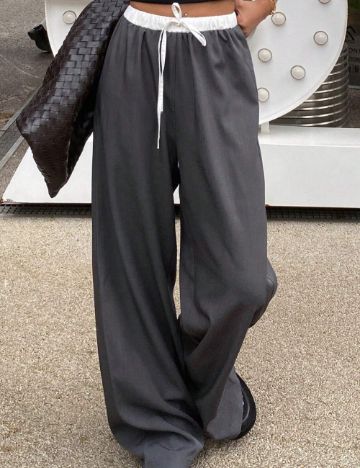 Pantaloni Shein, gri