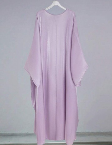 Cardigan lung Shein Curve+, lila