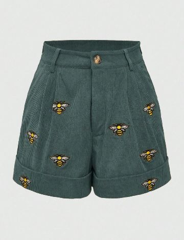 Pantaloni scurți Shein, verde