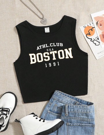 Top Shein, negru