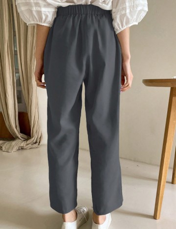 Pantaloni DAZY by Shein, gri