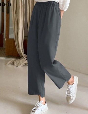 Pantaloni DAZY by Shein, gri
