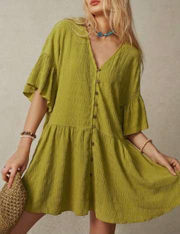 Rochie mini Shein, verde