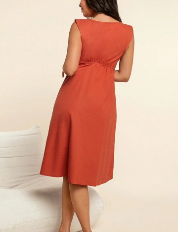 Rochie midi Shein, cărămiziu