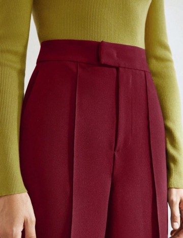Pantaloni MOTF by Shein, vișiniu