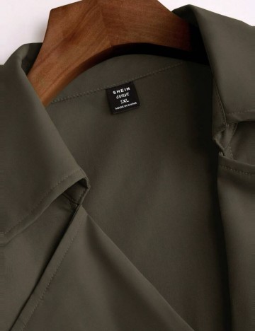 Trench Shein Curve+, kaki